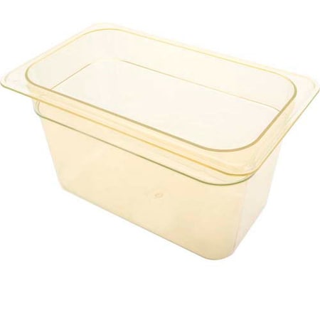 Cambro Pan, Food , H-Pan, 1/4, 6"D, Amber 46HP(150)